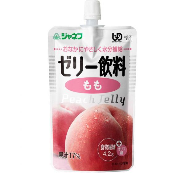 おなかにやさしく水分補給 果汁17％ 水分をおいしく簡単に補給できる、果汁入りのゼリー飲料です。 食物繊維4.2g おなかにやさしいガラクトオリゴ糖 ●乳幼児向け商品ではありません。