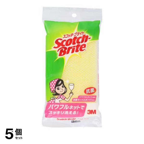 ●3M スコッチ・ブライト 抗菌ネットスポンジたわし パワフルネット NT-01K ●2種類の素材のパイルを使用したネットスポンジ。●泡立ちよく汚れもスッキリ落とします。●しなやかで折り曲げやすい。●