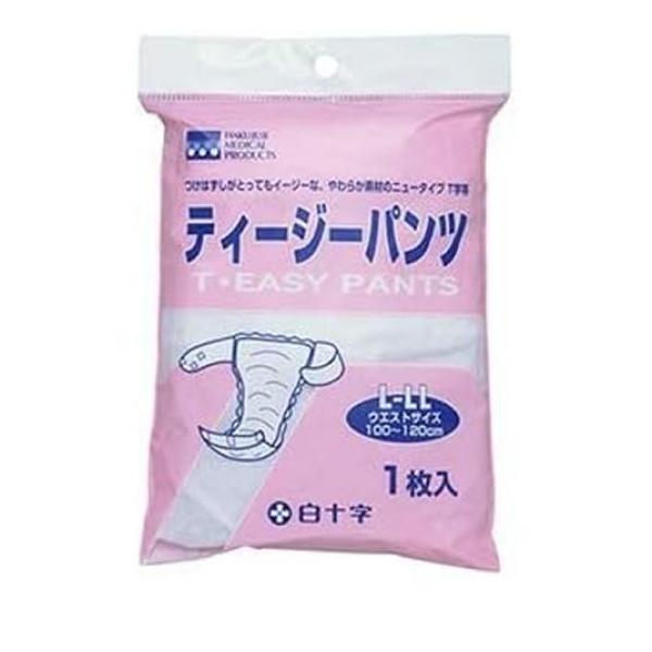 ●白十字 ティージーパンツ（T-EASY PANTS）●通常のT字帯より着脱が簡単なワンタッチタイプのパンツ型T字帯です。●手術や処置後、また産後の固定用など幅広い用途にお使いいただけます。●不織布製