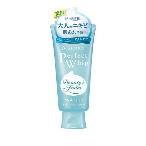 ●ファイントゥデイ資生堂 専科 センカ パーフェクトホイップ アクネケア（SENKA Perfect Whip AC）●薬用アクネケア洗顔料●洗顔フォーム●医薬部外品●毛穴汚れまで落とし、洗うたびキメ