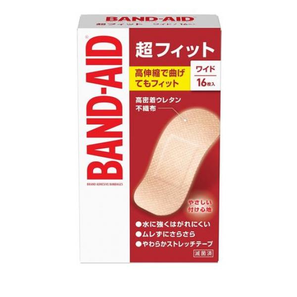 BAND-AID(バンドエイド) 超フィット ワイド 16枚入