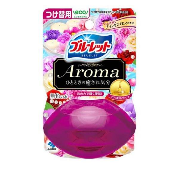 ●小林製薬 液体ブルーレットおくだけAroma 心ときめくプリンセスアロマの香り つけ替用（※本品は付け替え用です。本体容器は付属しません。）●ひとときの癒され気分。アロマ調フレグランスを採用、香りが