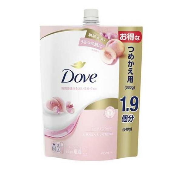 Dove(ダヴ) ボディウォッシュ ピーチ＆スイートピー 640g (詰め替え用 大容量)