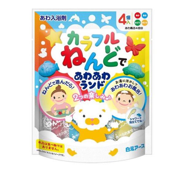 ●カラフルなねんどとふわふわ泡のあわぶろで遊べる、1つで2回楽しい入浴剤です。●大切な親子のバスタイムを楽しくさせます。●各香り1袋分(15g)であわぶろが1回楽しめます。●対象年齢6才以上【セット内