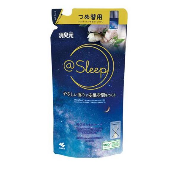●小林製薬 消臭元＠Sleep（アットスリープ）ゆめごこちフルール●やさしい香りで安眠空間をつくる。●眠りを考えた香料を配合した、心地よいやさしい香りで安眠空間をつくる芳香消臭剤です。●「消臭フィルタ