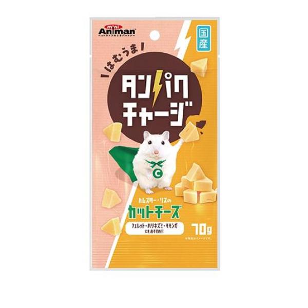 ●チーズをたっぷり使い、ハムスター・リスが手に持って食べやすい大きさにカットしました。●塩分控えめ、カルシウムたっぷりのおやつ。●天然消臭成分を配合。排泄臭などの、気になるニオイを抑えます。 ●国産