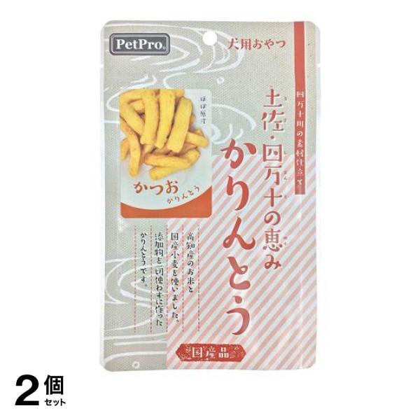 ●Pet Pro ペットプロ 土佐・四万十の恵み かりんとう かつおフレーバー●米粉を使用したナチュラルでヘルシーな犬用かりんとうです。●高知県四万十で地産しているお米を原料とした、着色料・保存料・添