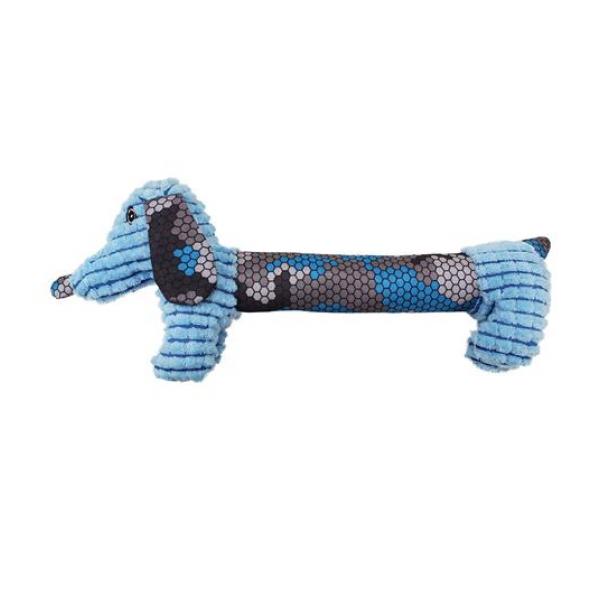 ●スーパーキャット SQUEAKER DOG スクイーカードッグ S●キュートなデザイン＆スタイル！疑惑のサウンドでワンちゃん大興奮！●咥えやすい筒型形状のぬいぐるみです。●頭の部分とお腹の部分にピー