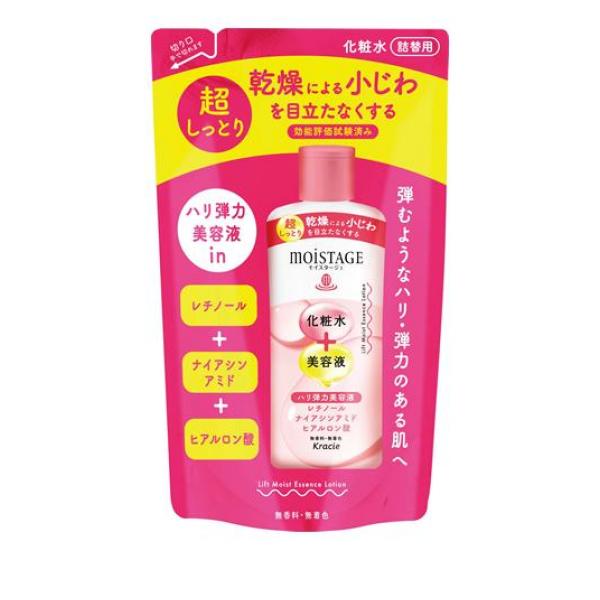 ●乾燥による小じわを目立たなくする（効能評価試験済み）超しっとりライン。●「化粧水＋美容液」の超しっとりローション。美容液のようなコクのある感触の濃密な使用感です。●２つの美容液効果で、濃密なうるおい