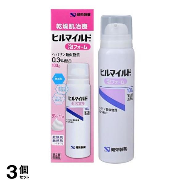 ●ケンエー 健栄製薬 ヒルマイルド泡フォーム●ヘパリン類似物質0.3%配合。顔や手足の乾燥肌治療に。●さっぱりとした使用感。●手の届きにくい部分や背中に使いやすい泡タイプ。●ステロイド無配合。●無着色