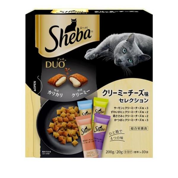 ●クリーミーなチーズを中心に4つの人気素材をセレクト。●外はカリカリ、中はクリーミー。1粒で2つの食感は猫が夢中になるシーバだけの美味しさ。●ごはんに、おやつに、トッピングに、総合栄養食です。●いつで