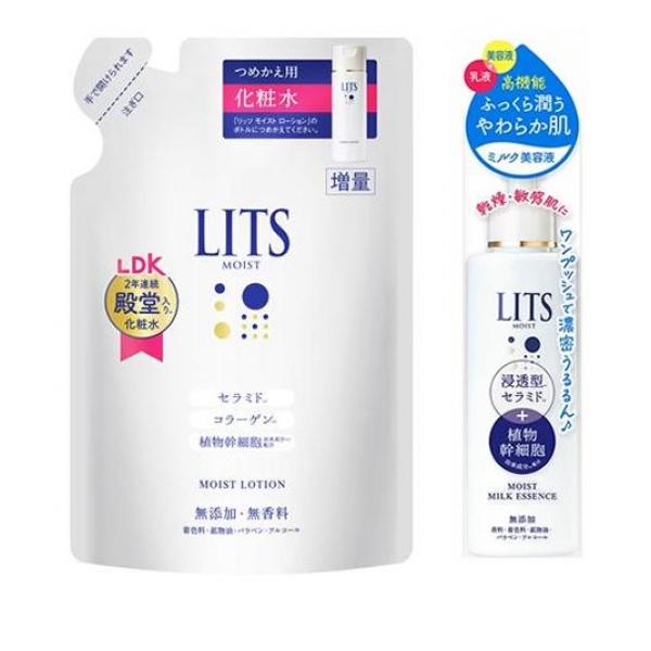 ●リッツ モイストローション（LITS MOIST LOTION）●植物幹細胞由来成分(※1)とセラミド(※2)＆コラーゲン(※3)配合。●24時間(※4)うるおうとろみ化粧水。●たっぷり保湿しながら