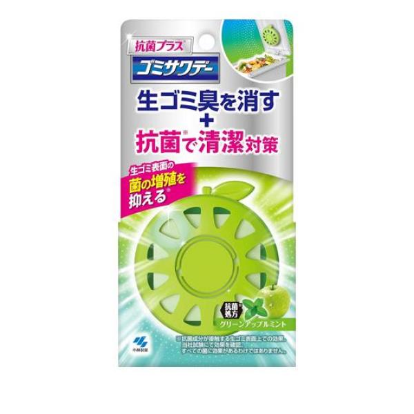 ●小林製薬 ゴミサワデー 抗菌プラス●消臭香料が香りフィルムから広がり、ゴミ箱特有のニオイ（生ゴミ臭・腐敗臭）をしっかり消臭します。●抗菌成分配合で、生ゴミ表面の菌の増殖を抑えます(*)。［＊抗菌成分