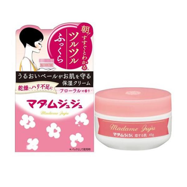 ●小林製薬 マダムジュジュ 恋する肌●マダムジュジュの香り違い「やさしいフローラルの香り」。お花の香りに包まれるような、幸せな気分に。●年齢肌に潤いを与えしっとりとしたお肌へ導く「養湿クリーム」。●水