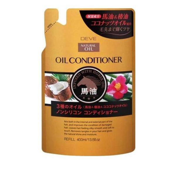 ディブ 3種のオイル コンディショナー (馬油・椿油・ココナッツオイル) 400mL (詰め替え用)