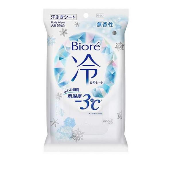 ●ふいた瞬間肌温度-3℃＊1●冷却ウォーターたっぷりひたひた！ふいた瞬間から熱を逃がします●1枚で全身ふける！やぶれにくい厚手の大判シート＊2●ひんやり感続く！メントール配合●ベタつく汗・ニオイのもと